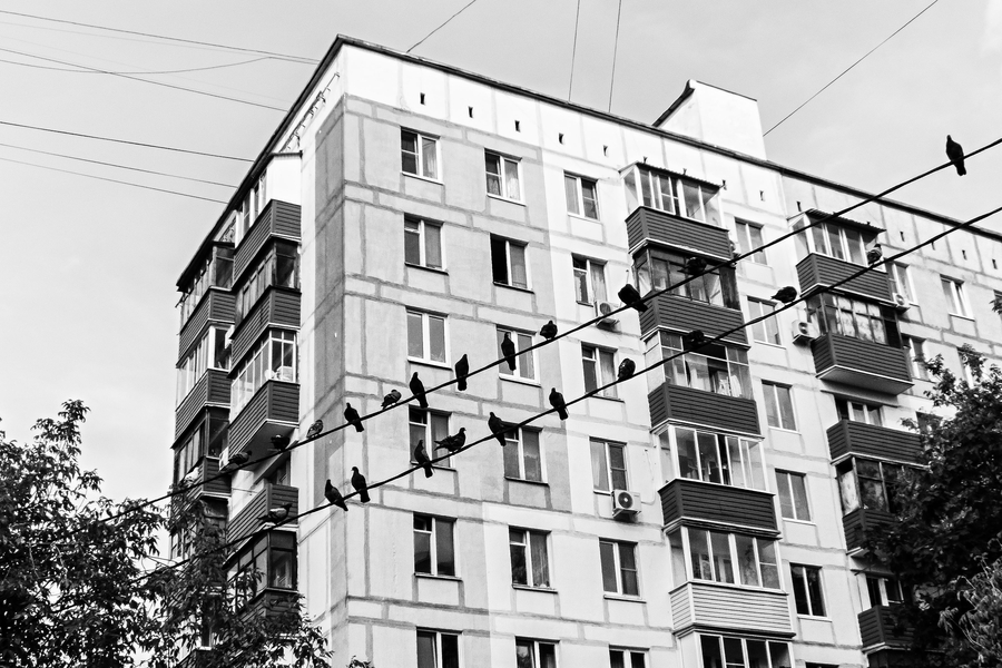 Wohnhaus in Moskau