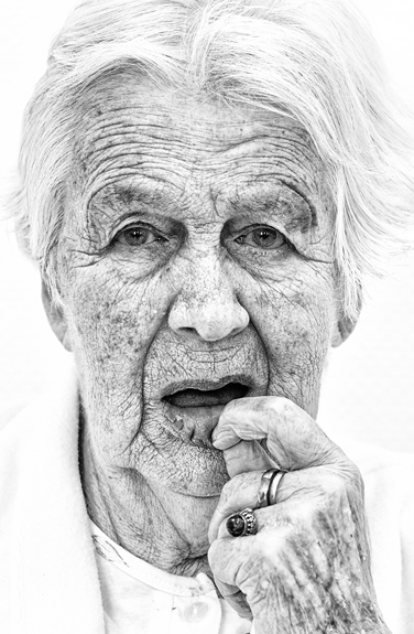 Portrait from the series Faces of Dementia