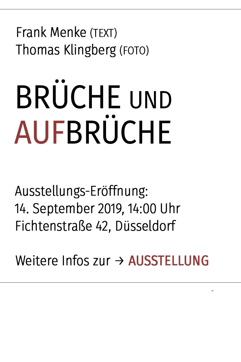 Kunstpunkte 2019: Exhibition BREAKS AND BREAKUPS - Thomas Klingberg