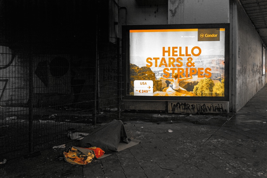 Armut: Wohnungslos in Düsseldorf. Von jenen, die fliegen und von denen, die nicht einmal nach Hause kommen können