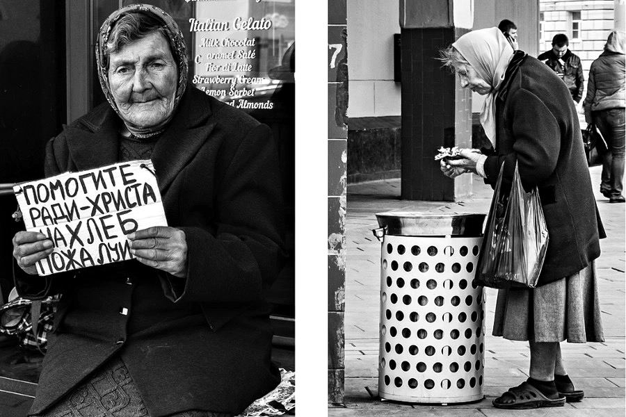 Social documentary photography, women, poverty