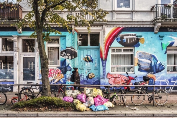 Living in a world of illusions and trashCaptured in Hamburg, 2018