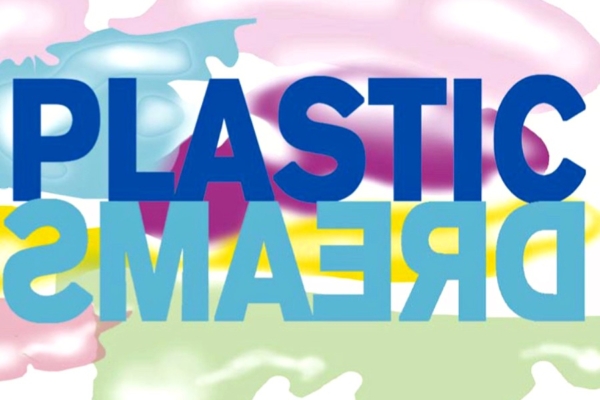 Flyer zur Ausstellung Plastic Dreams in Düsseldorf