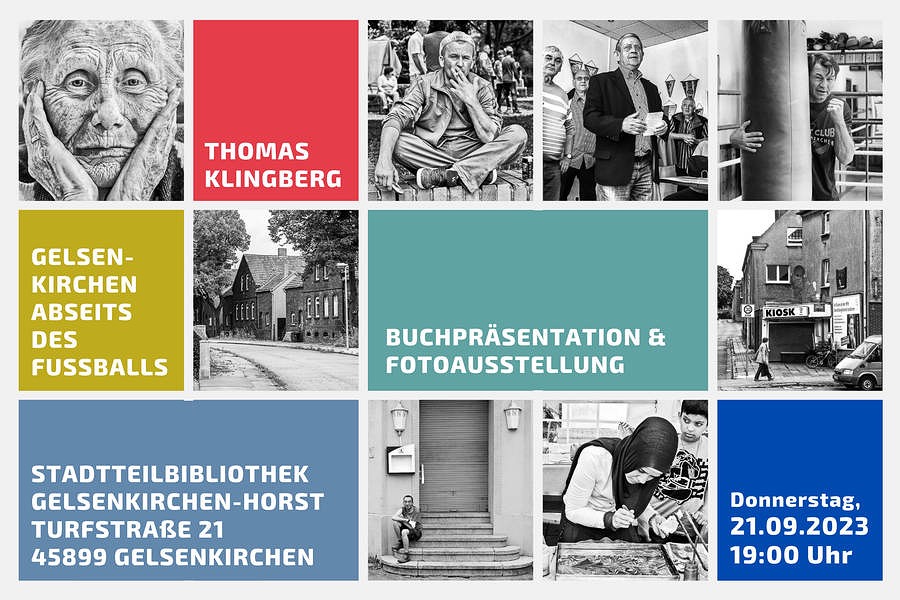 Exhibition and book presentation at the Gelsenkirchen City Library in Horst am Schloss