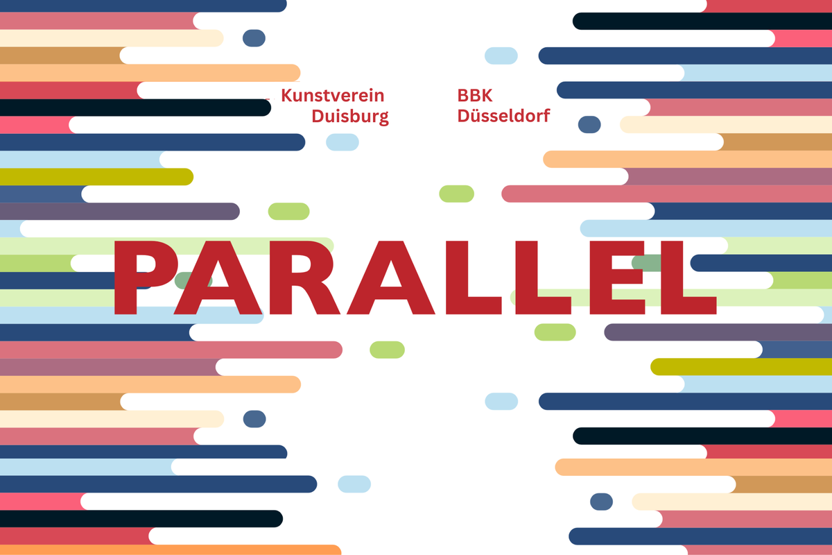 Flyer for the exhibition Parallel in Duisburg