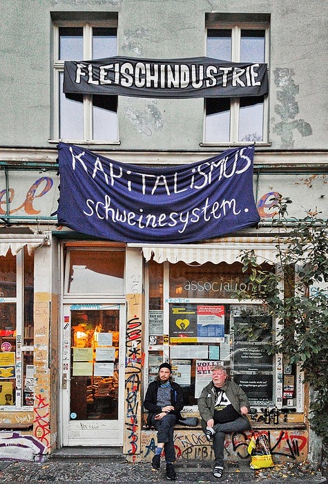 Meat Industry - Pig System Capitalism. Berlin Kreuzberg