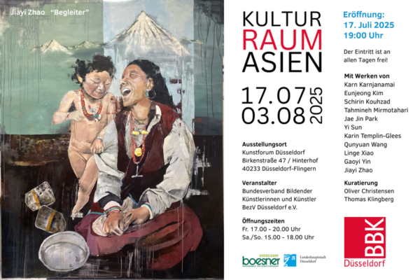 Exhibition Cultural Space Asia at the BBK Kunstforum