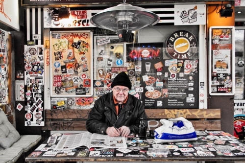 Everyday portrait in Hamburg St.Pauli, Budapester street Everyday portrait in Hamburg St.Pauli, Budapester street