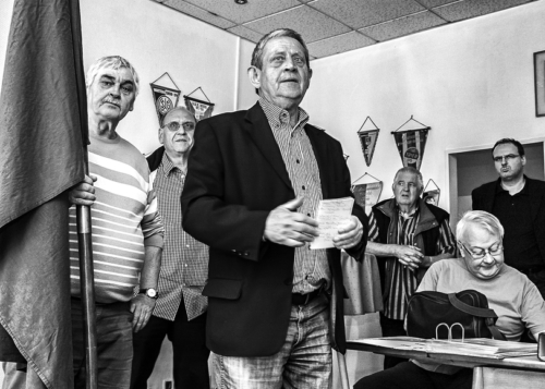 Reinhold Adam, ehemaliger Stadtverordneter in Gelsenkirchen. Aus dem Bildband "Gelsenkirchen abseits des Fußballs".
