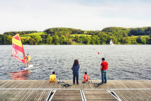 Lake Baldeney. Ruhr in Essen. Lake Baldeney. Ruhr in Essen.